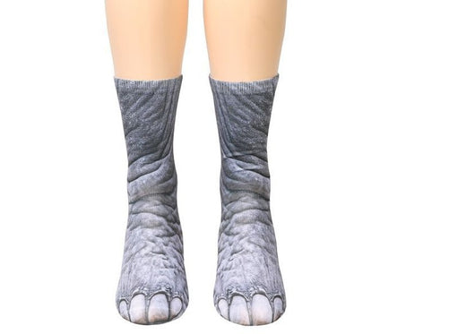 Calcetines Largos Unisex con Diseño de Garras de Gato 3D - Image 2
