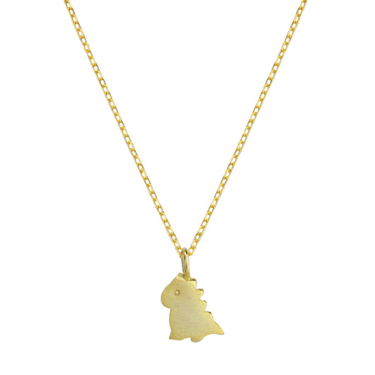 Collar de Plata Esterlina con Dinosaurio Adorable