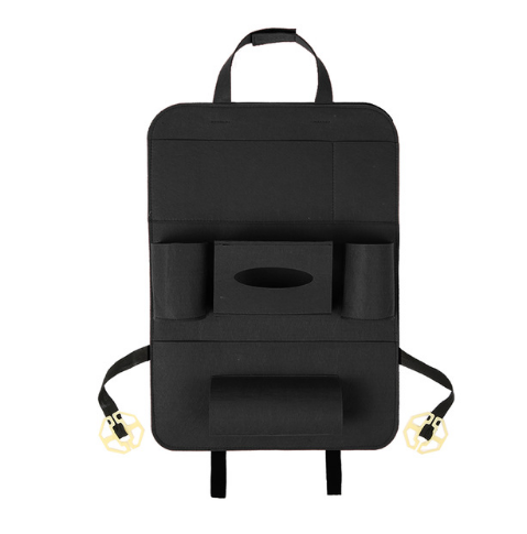Organizador de Asiento Trasero para Auto con Múltiples Bolsillos en Fieltro - Image 9