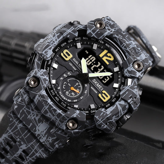 Reloj Deportivo Digital Resistente para Hombre con Pantalla Grande y Sincronización Electrónica - Image 2