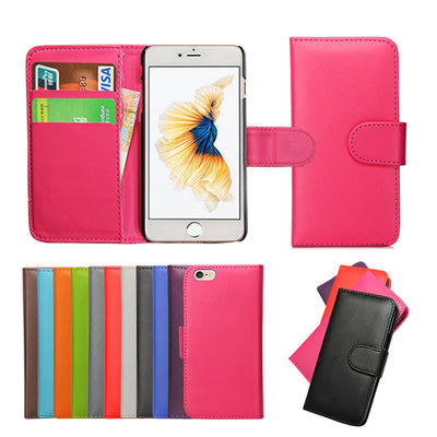 Funda de Cuero Sintético para iPhone con Soporte y Ranuras para Tarjetas - Image 2