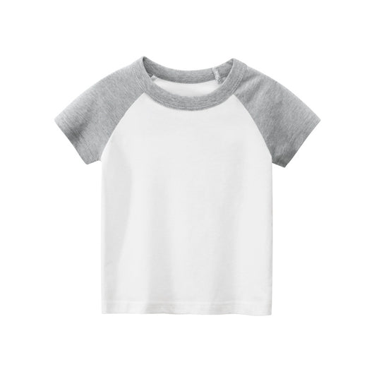Camiseta Infantil de Manga Corta Color Liso para Publicidad - Image 20