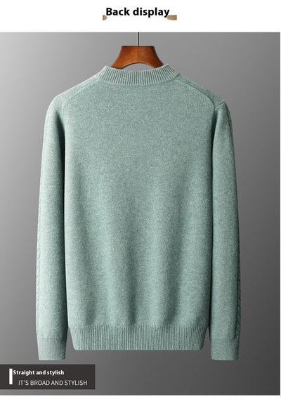 Suéter de Cachemira con Cuello Medio para Hombre - Image 16