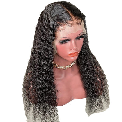 Peluca Rizada Encaje Frontal Estilo Europeo Americano Largo Medio - Image 3