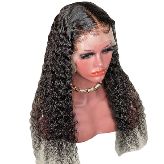 Peluca Rizada Encaje Frontal Estilo Europeo Americano Largo Medio - Image 3