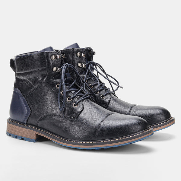 Botas de Cuero para Hombre Cálidas y Cómodas para Invierno