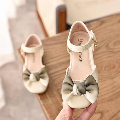 Sandalias Princesa para Niñas con Moño - Zapatos de Piel Suave y Flexible - Image 5