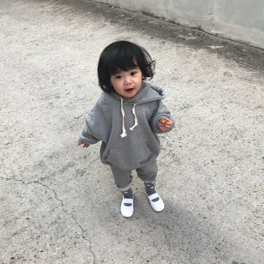 Conjunto Deportivo Infantil con Sudadera con Capucha y Pantalones - Image 3
