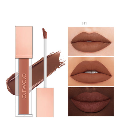 Brillo Labial Mate Terciopelo 18 Colores - Fórmula Larga Duración Anti-transferencia - Image 14