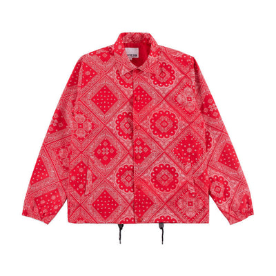 Chaqueta Cortavientos Hip-hop Estampado Floral Cashew West Coast - Estilo Street Wear - Image 7