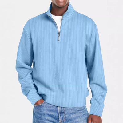 Suéter Deportivo Slim Fit para Hombre con Cierre - Image 3