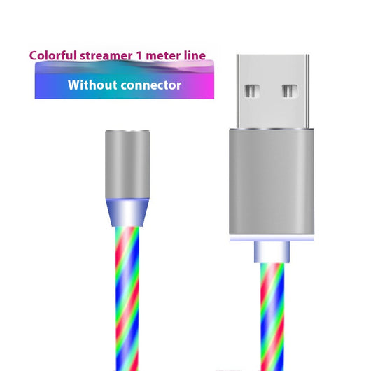 Cable USB Magnético 3 en 1 con Diseño Arcoíris - Carga Rápida Universal - Image 9