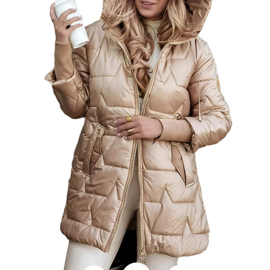 Abrigo Cardigan Acolchado con Capucha - Perfecto para Invierno - Image 5