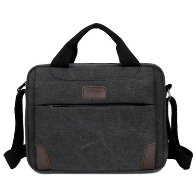 Bolsa Mensajera de Lona para Hombre con Correa Simple - Image 3