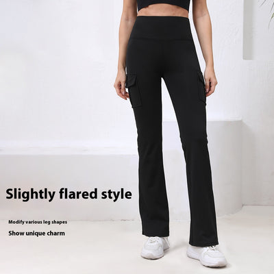 Pantalones Deportivos Talle Alto con Bolsillos y Levantacaderas