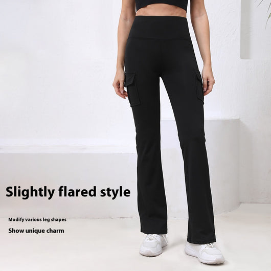 Pantalones Deportivos Talle Alto con Bolsillos y Levantacaderas