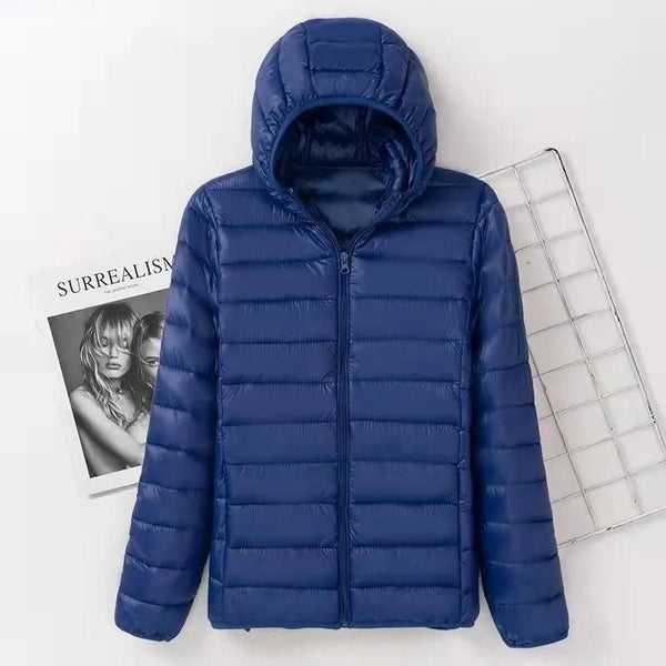 Chamarra Hoodie de Algodón Talla Grande para Mujer