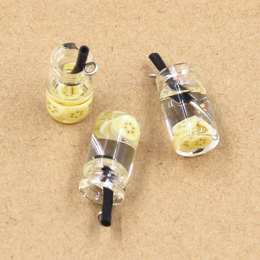 Botella de Cristal con Accesorios de Joyería DIY - Llavero Colgante - Image 23