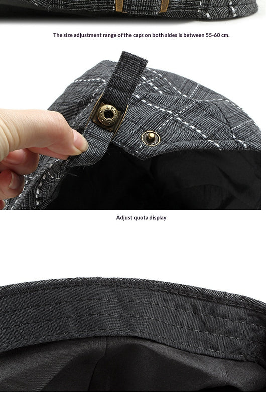 Gorra Vintage British Gingham para Hombre - Image 11