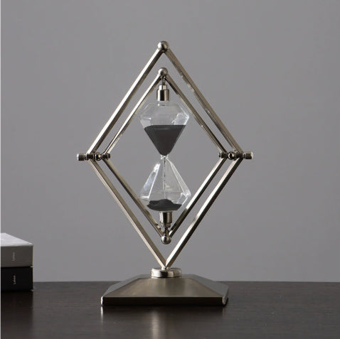 Reloj de Arena Decorativo con Estructura Metálica - Image 4