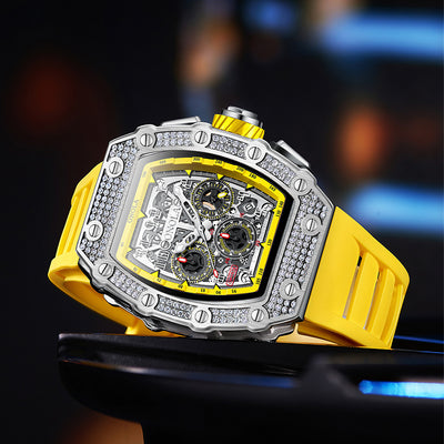 Reloj Mecánico Multifuncional con Diamantes - Elegancia y Precisión - Image 23