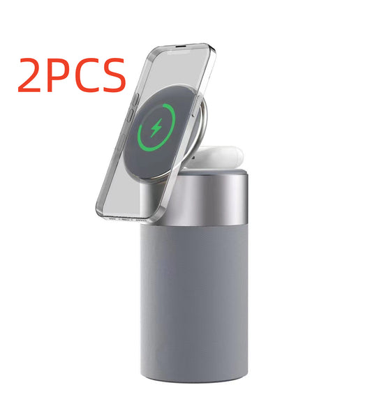 Cargador 3 en 1 para iPhone y AirPods con Parlante Bluetooth y Lámpara Táctil - Image 10