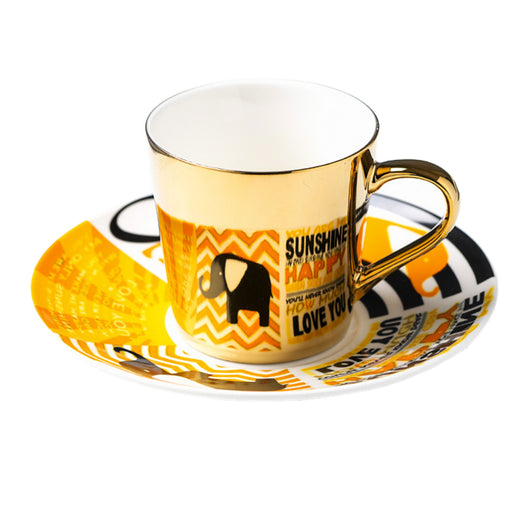 Taza Cerámica Retro con Espejo - Taza de Agua para Té de la Tarde - Image 20