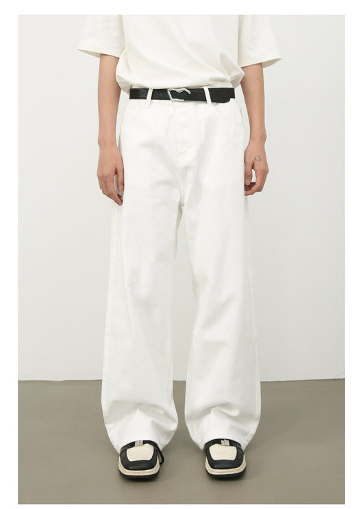 Jeans Retro Holgados con Cintura Elástica Estilo Coreano para Hombre - Image 15