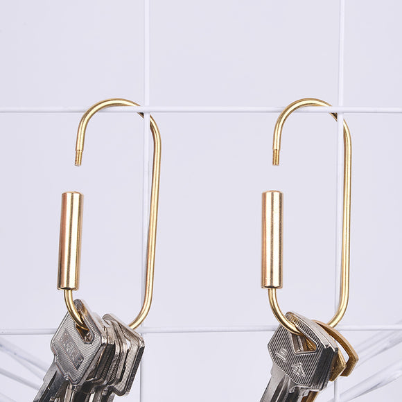 Gancho Colgante de Cobre Puro Diseño Nórdico Minimalista