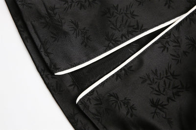 Camisa Casual de Rayas Negras para Hombre con Cuello Solapa - Image 16