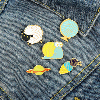 Broche Aleación Oveja Caracol Adorable - Insignia Animal