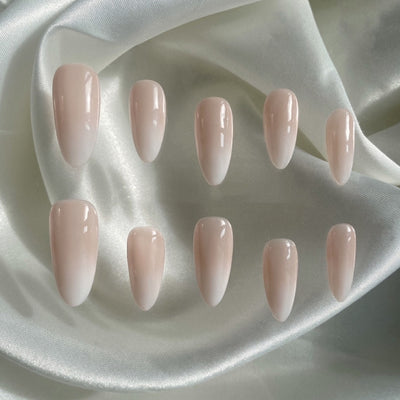 Uñas Postizas Almendra French Manicure Acabado Avanzado - Image 2