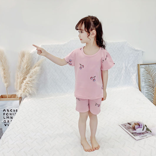 Pijama Infantil Niña Verano Algodón Manga Corta Dos Piezas - Image 5