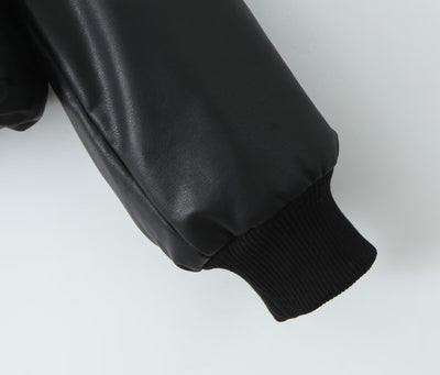 Chaqueta de Cuero PU para Motociclista Estilo Pan - Image 9