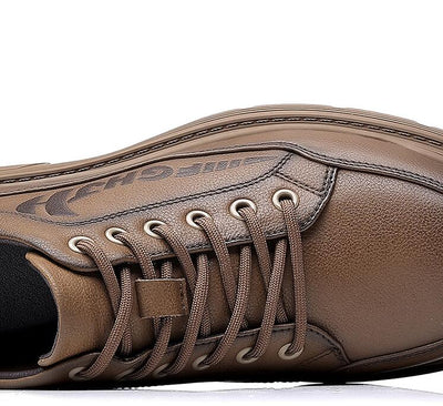 Zapatos de Cuero para Hombre Transpirables Negocios Suela Blanda - Image 12