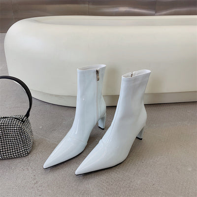 Botas Stiletto de Punta Afilada - Elegancia Versátil para Cualquier Ocasión - Image 2