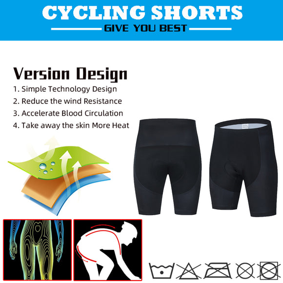 Shorts de Ciclismo Deportivos para Hombre Transpirables