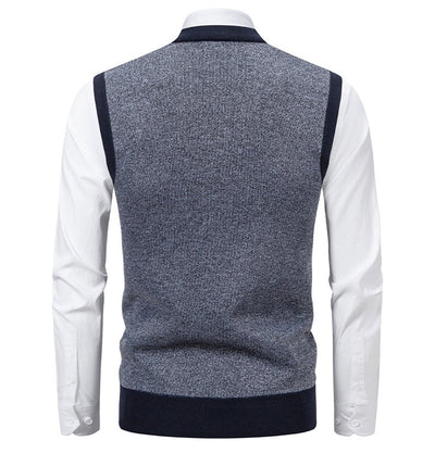 Chaleco Pullover Acolchado para Papá - Diseño Diamante Cálido - Image 15