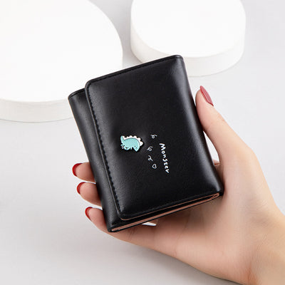 Billetera Corta Estilo Coreano para Mujer con Cierre y Monedero Adorable - Image 11