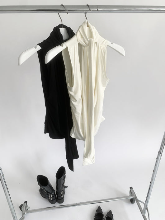 Blusa Halter Escotada con Tirantes Finos - Chaleco Veraniego Elegante - Image 8
