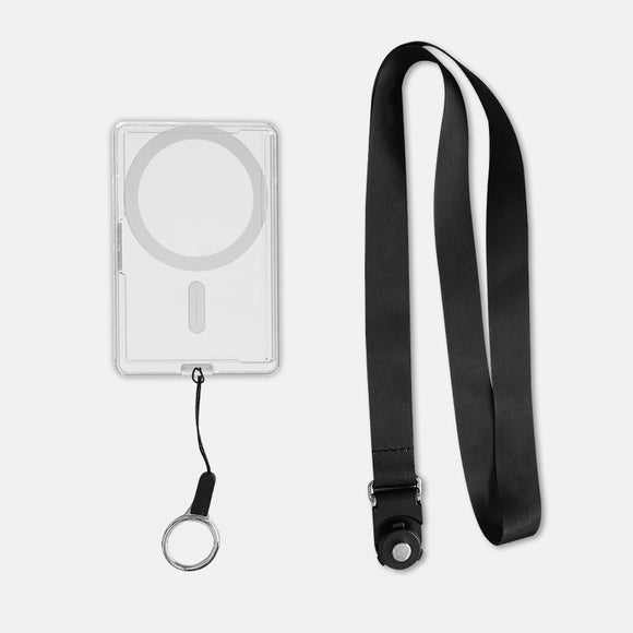 Soporte Magnético Transparente para Tarjetas y Teléfono