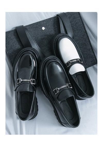 Zapatos Casuales de Cuero con Plataforma para Hombre - Image 9