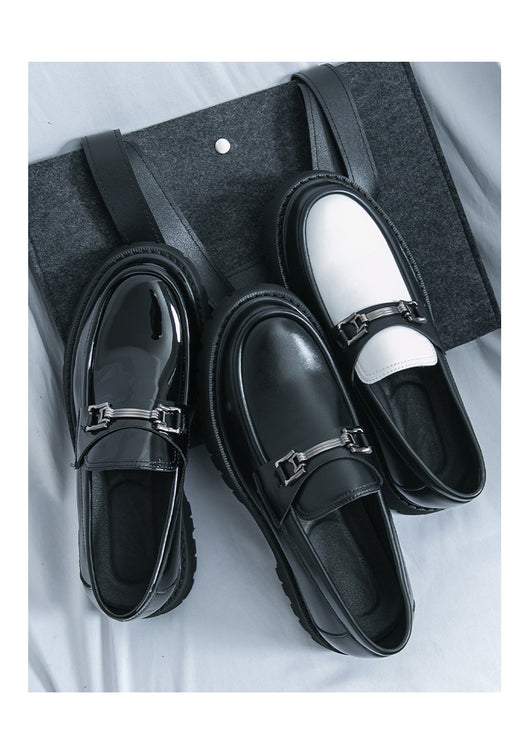 Zapatos Casuales de Cuero con Plataforma para Hombre - Image 9