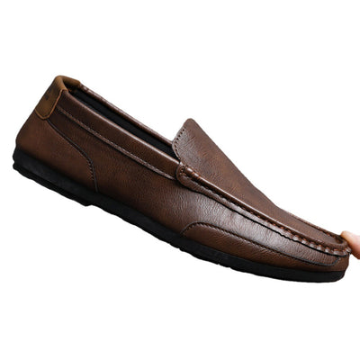 Zapatos Casuales de Cuero Estilo Coreano para Hombre - Diseño Fresco de Verano - Image 13