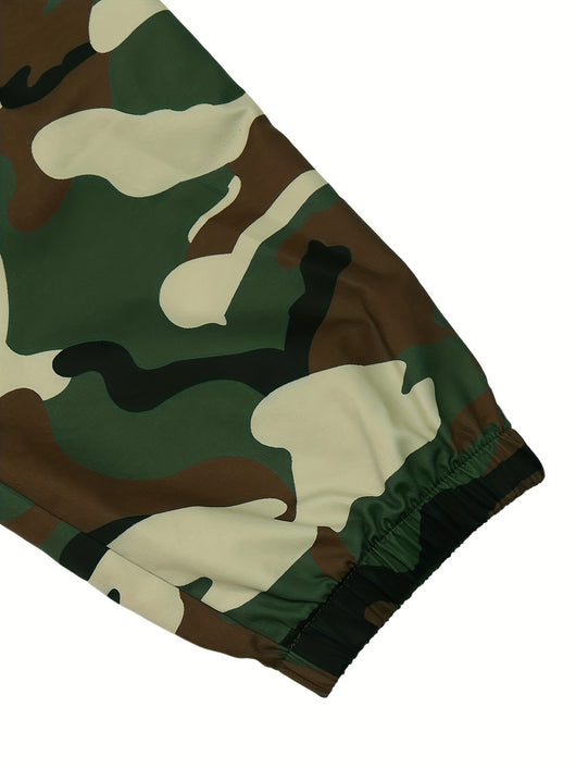 Pantalones Deportivos Cargo Camuflaje con Bolsillos Múltiples para Hombre - Image 11