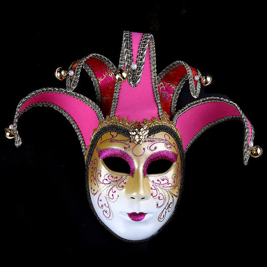 Máscara Veneciana Completa para Espectáculo de Maquillaje - Image 7