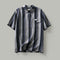 Camisa de Lino Cuadros Casual Japonesa para Hombre - Manga Corta