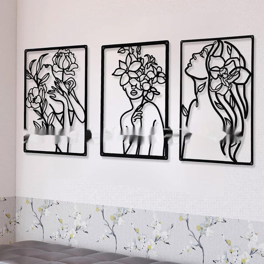 Decoración de Pared de Metal - Siluetas Artísticas para Sala y Dormitorio - Image 13