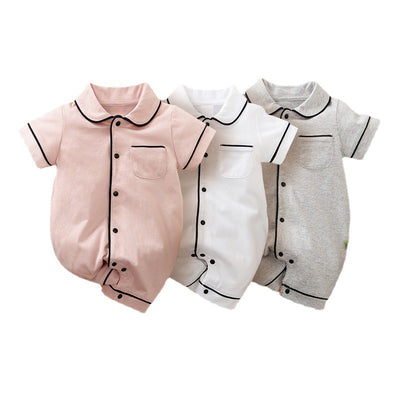 Pijama Infantil de Una Pieza Color Sólido - Image 2