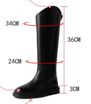 Botas de Tacón Alto en Cuero Genuino con Caña Reforzada para Mujer - Image 7